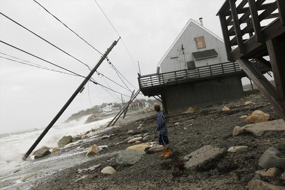 Το καταστροφικό πέρασμα του τυφώνα Σάντι στις ανατολικές ΗΠΑ #24. Τρίτη 30 Οκτωβρίου 2012, Μασαχουσέτη.