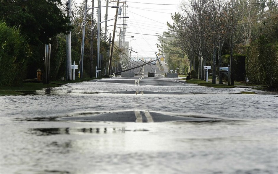 Το καταστροφικό πέρασμα του τυφώνα Σάντι στις ανατολικές ΗΠΑ #28. Τρίτη 30 Οκτωβρίου 2012, Νέα Υόρκη.
