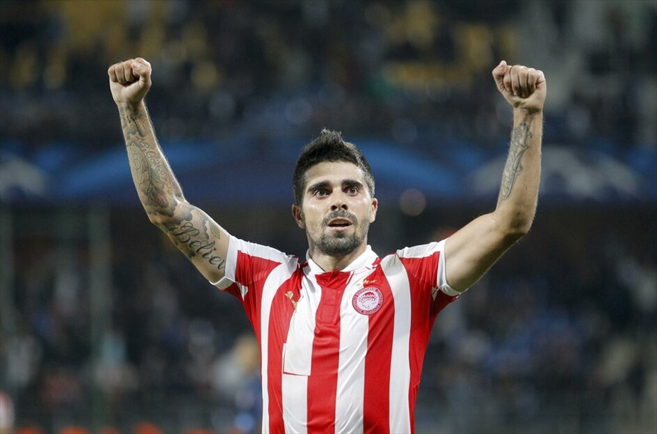 Champions League: Μονπελιέ - Ολυμπιακός 1-2 #3. Ο Πάολο Μασάδο μετά το σφύριγμα της λήξης.