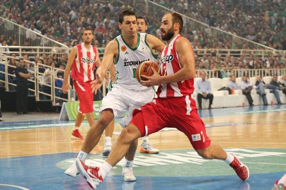 Α1 Μπάσκετ: Παναθηναϊκός - Ολυμπιακός 60 - 64 #6. Βασίλης Σπανούλης.