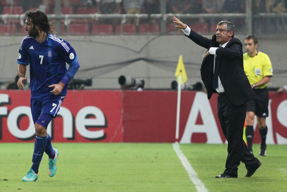 Προκριματικά Μουντιάλ 2014: Ελλάδα - Βοσνία 0-0 #5. O προπονητής της Εθνικής ομάδας Φερνάντο Σάντος κατά την διάρκεια του αγώνα με την Βοσνία.