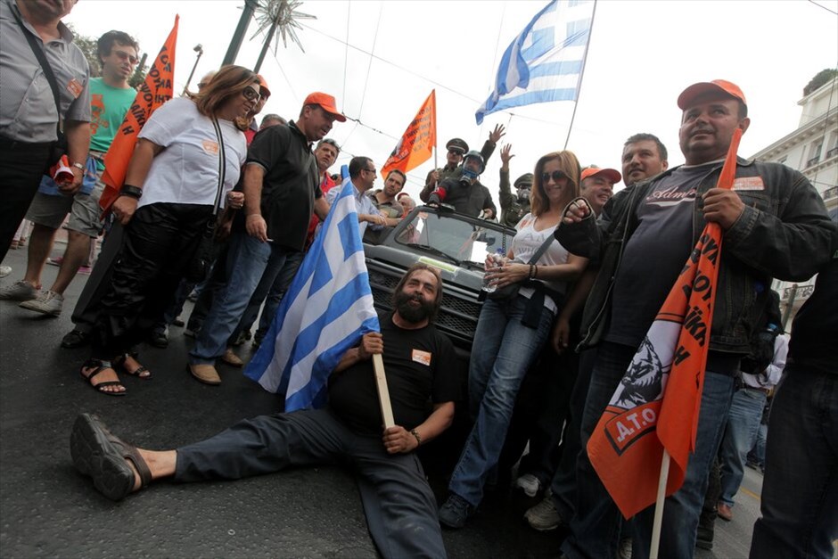 Συγκεντρώσεις διαμαρτυρίας για την επίσκεψη Μέρκελ  #3. 