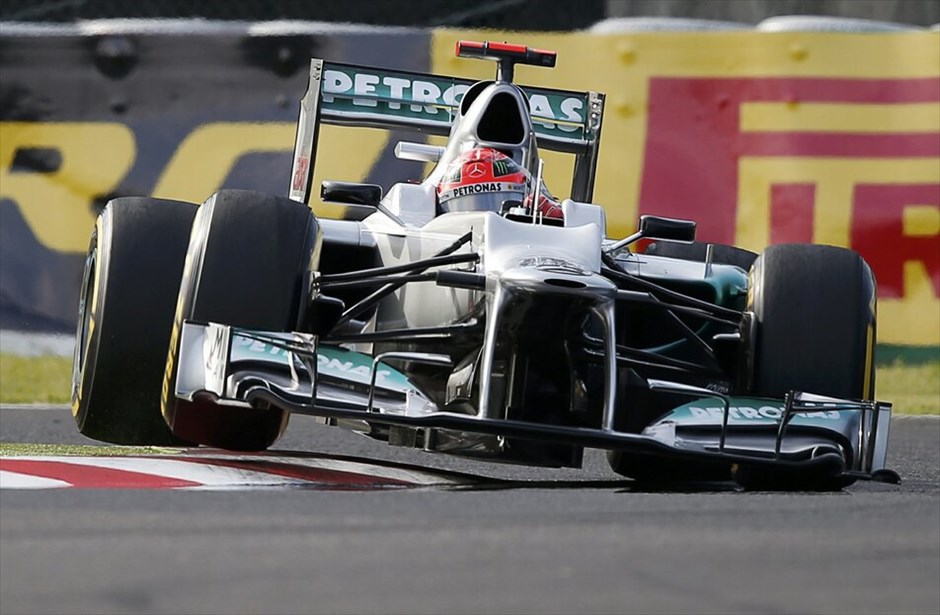 Formula 1: Οι ελεύθερες δοκιμές στο GP της Ιαπωνίας #2. Μίκαελ Σουμάχερ (Mercedes GP).
