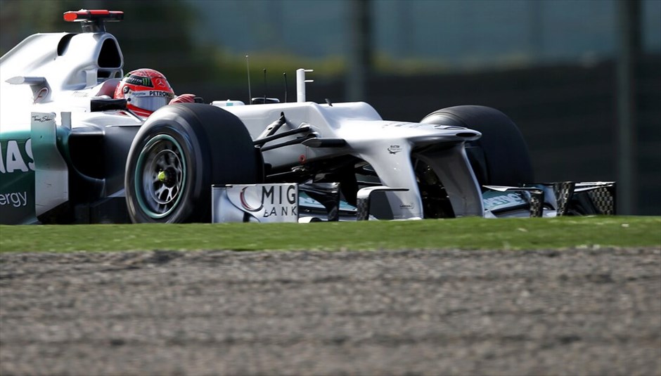 Formula 1: Οι ελεύθερες δοκιμές στο GP της Ιαπωνίας #6. Μίκαελ Σουμάερ (Mercedes GP).