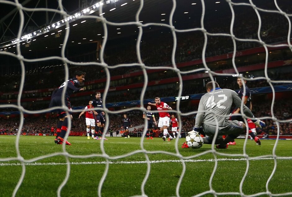 Champions League: Αρσεναλ - Ολυμπιακός 3-1 #7. Το γκολ του Λούκας Ποντόλσκι.