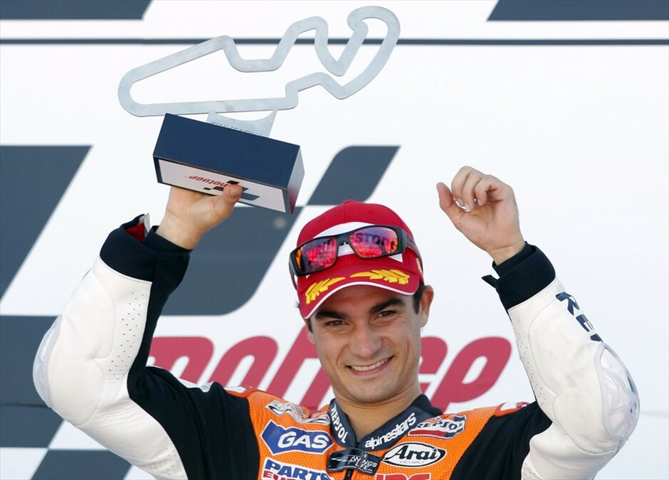 MotoGP: 14ος γύρος  #3. Ο Πεντρόζα με τη νίκη του στην Αραγκον μείωσε τη διαφορά του από τον πρωτοπόρο στη βαθμολογία Λορένθο στους 33 βαθμούς.