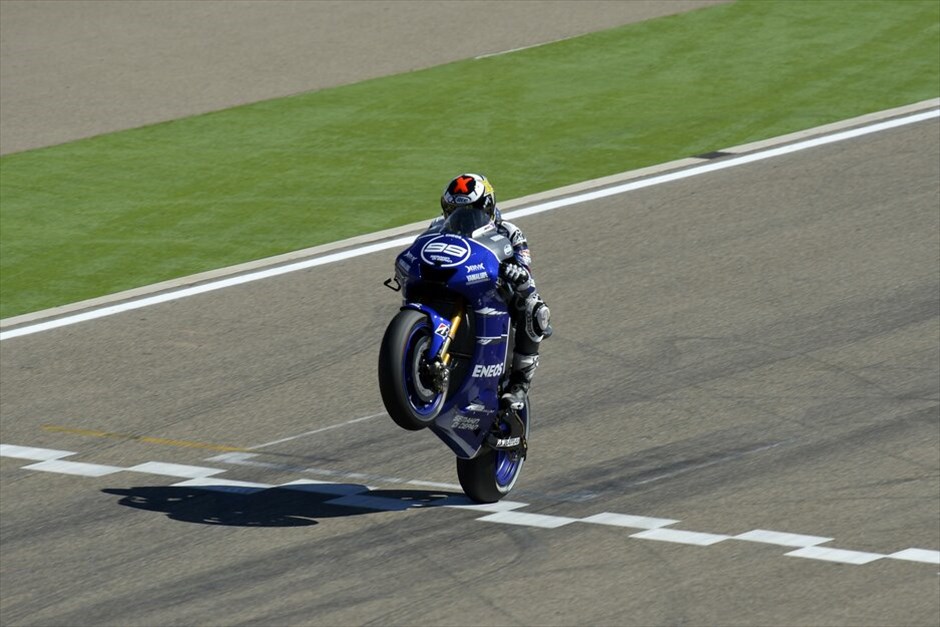 MotoGP: 14ος γύρος  #5. Ευχαριστημένος με τη δεύτερη θέση στην Αραγκον ήταν ο Χόρχε Λορένθο (Yamaha Factory Racing) που διατηρεί την πρώτη θέση στην βαθμολογία. YAMAHA FACTORY RACING