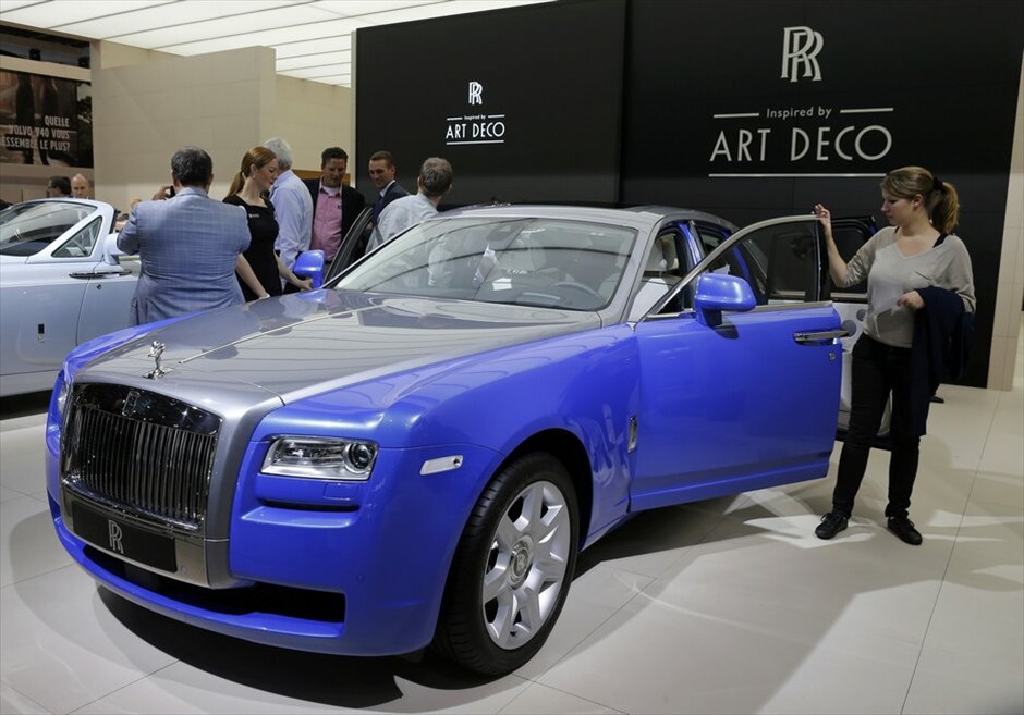 Σαλόνι Αυτοκινήτου στο Παρίσι #50. Η Rolls Royce παρουσίασε στο Παρίσι μία ειδική συλλογή Art Deco.