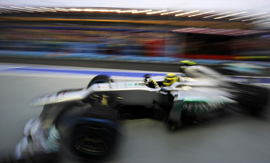Formula 1: Οι ελεύθερες δοκιμές της Παρασκευής στη Σιγκαπούρη #10. Νίκο Ρόζμπεργκ (Mercedes).