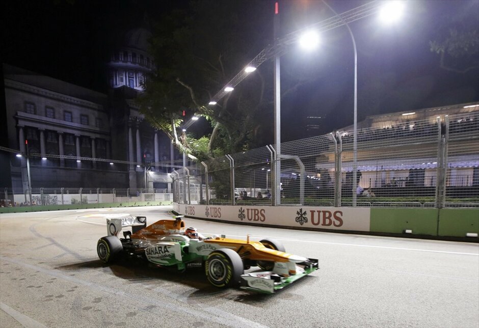 Formula 1: Οι ελεύθερες δοκιμές της Παρασκευής στη Σιγκαπούρη #20. Ο Νίκο Χούλκενμπεργκ (Force India-Mercedes).