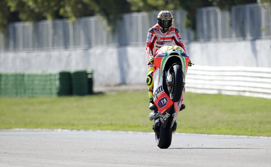 MotoGP: 13ος γύρος  #5. Η δεύτερη θέση στο βάθρο των νικητών είναι το καλύτερο μέχρι στιγμής αποτέλεσμα του «γιατρού» με την Ducati σε στεγνή πίστα.
