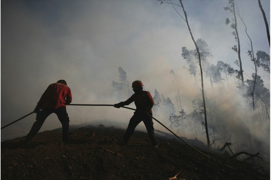 Πορτογαλία: 700 χιλιάδες στρέμματα δασικής έκτασης στις φλόγες #3. Αλβαϊαζέρε, Ουρέμ –