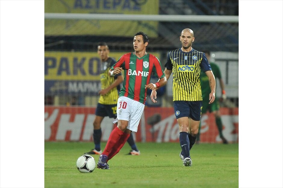 Europa League: Στιγμιότυπα από τον αγώνα Αστέρας Τρίπολης - Μαριτίμο #4. ΑΠΕ-ΜΠΕ/ΗΛΙΑΣ ΤΖΟΪΔΟΣ
