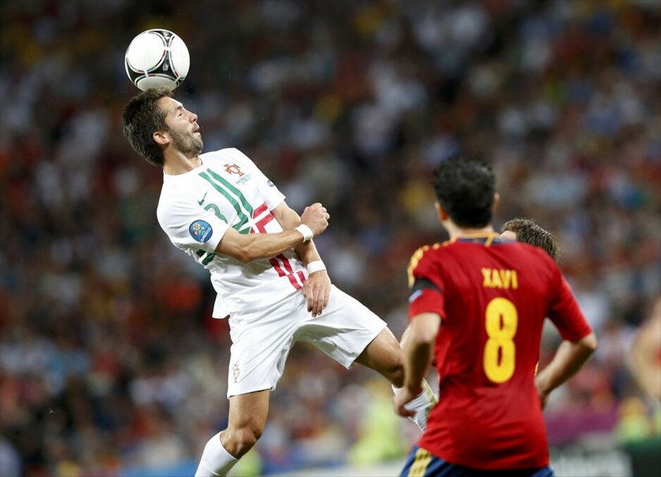 Euro 2012 - Πορτογαλία - Ισπανία (2-4) (κ.α. 0-0) #43. Η Ισπανία προκρίθηκε στον τελικό του Ευρωπαϊκού Πρωταθλήματος 2012, επικρατώντας στη «Ντόνμπας Αρένα» του Ντόνετσκ της Πορτογαλίας με 4-2 στα πέναλτι, μετά το ισόπαλο 0-0 στην κανονική διάρκεια και την παράταση.