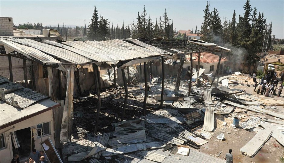 Συρία: Επίθεση ενόπλων σε τηλεοπτικό σταθμό #12. REUTERS/SANA