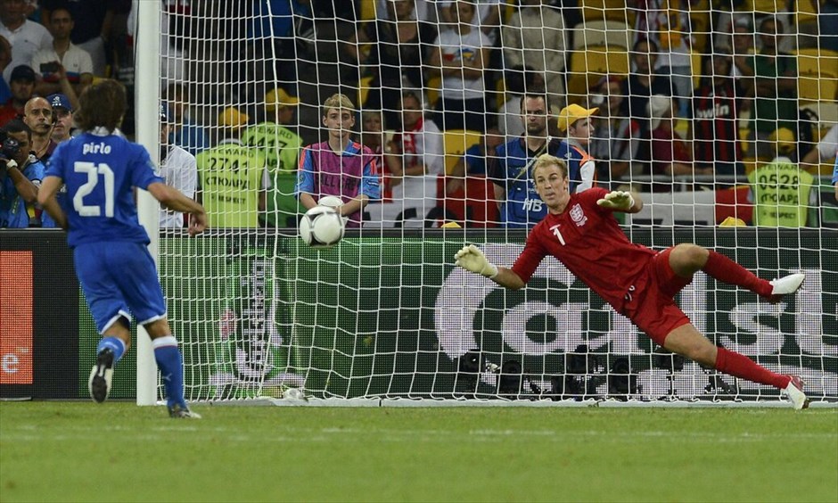 Euro 2012 - Αγγλία - Ιταλία (2-4 στα πέναλτι) (κ.α. 0-0)  #15. Η Ιταλία προκρίθηκε στην ημιτελική φάση του Ευρωπαϊκού Πρωταθλήματος της Πολωνίας/Ουκρανίας, επικρατώντας της Αγγλίας με 4-2 στα πέναλτι, μετά το 0-0 της κανονικής διάρκειας και της παράτασης. Επόμενος αντίπαλος της ομάδας του Πραντέλι είναι η Γερμανία.