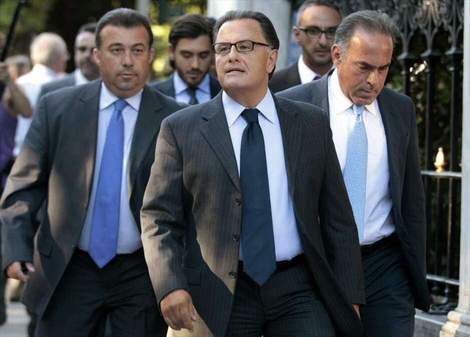Η ορκωμοσία της νέας κυβέρνησης #17. Ο νέος υπουργός Εθνικής Αμυνας κ. Πάνος Παναγιωτόπουλος προσέρχεται στο προεδρικό Μέγαρο για την ορκωμοσία της νέας κυβέρνησης.