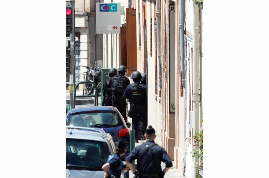Γαλλία: Υπόθεση ομηρίας στην Τουλούζη #5. EPA/GUILLAUME HORCAJUELO