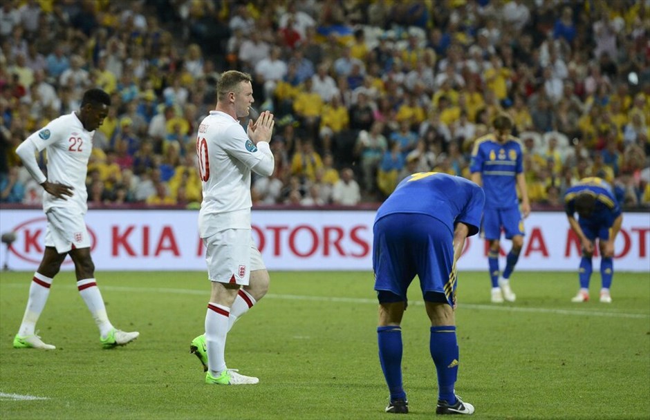Euro 2012 - Αγγλία - Ουκρανία (1-0) #13. Με γκολ του Γουέιν Ρούνι η Αγγλία επικράτησε 1-0 της Ουκρανίας στο Ντόνετσκ και πέρασε ως πρώτη στα προημιτελικά.
