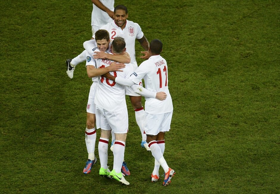 Euro 2012 - Αγγλία - Ουκρανία (1-0) #23. Με γκολ του Γουέιν Ρούνι η Αγγλία επικράτησε 1-0 της Ουκρανίας στο Ντόνετσκ και πέρασε ως πρώτη στα προημιτελικά.