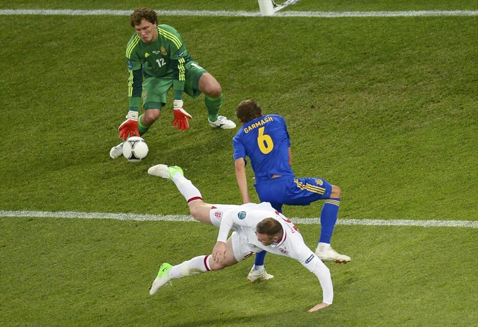Euro 2012 - Αγγλία - Ουκρανία (1-0) #28. Με γκολ του Γουέιν Ρούνι η Αγγλία επικράτησε 1-0 της Ουκρανίας στο Ντόνετσκ και πέρασε ως πρώτη στα προημιτελικά.
