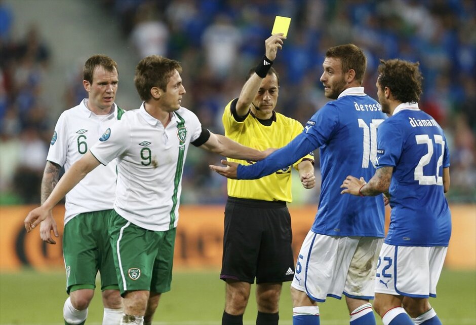 Euro 2012 - Ιταλία - Ιρλανδία (2-0) #14. Με γκολ των Κασάνο και Μπαλοτέλι, η Ιταλία επικράτησε 2-0 της Ιρλανδίας και προκρίθηκε στους «8» του Euro 2012.