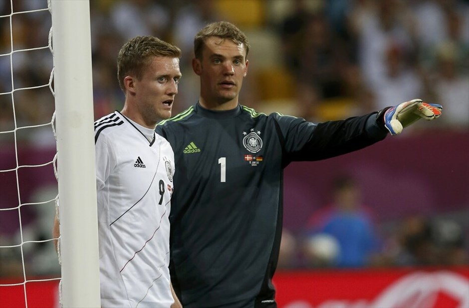 Euro 2012 - Δανία - Γερμανία (1-2)  #15. Την πρόκρισή της στα προημιτελικά του Euro 2012 πανηγύρισε η Γερμανία, που επικράτησε 2-1 της Δανία στο Λβιβ. Όπως ήταν αναμενόμενο, η ομάδα του Γιόακιμ Λεβ, θα είναι η αντίπαλος της Ελλάδας στο δεύτερο χρονικά προημιτελικό της διοργάνωσης, την ερχόμενη Παρασκευή στο Γκντασκ.