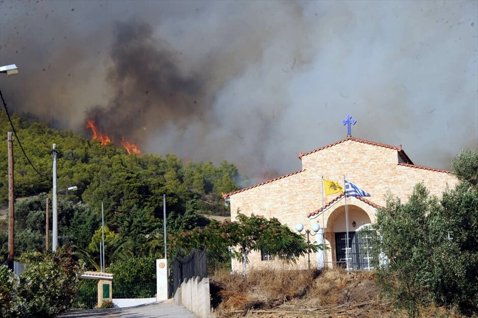 Πυρκαγιά στην ανατολική Αττική #9. 