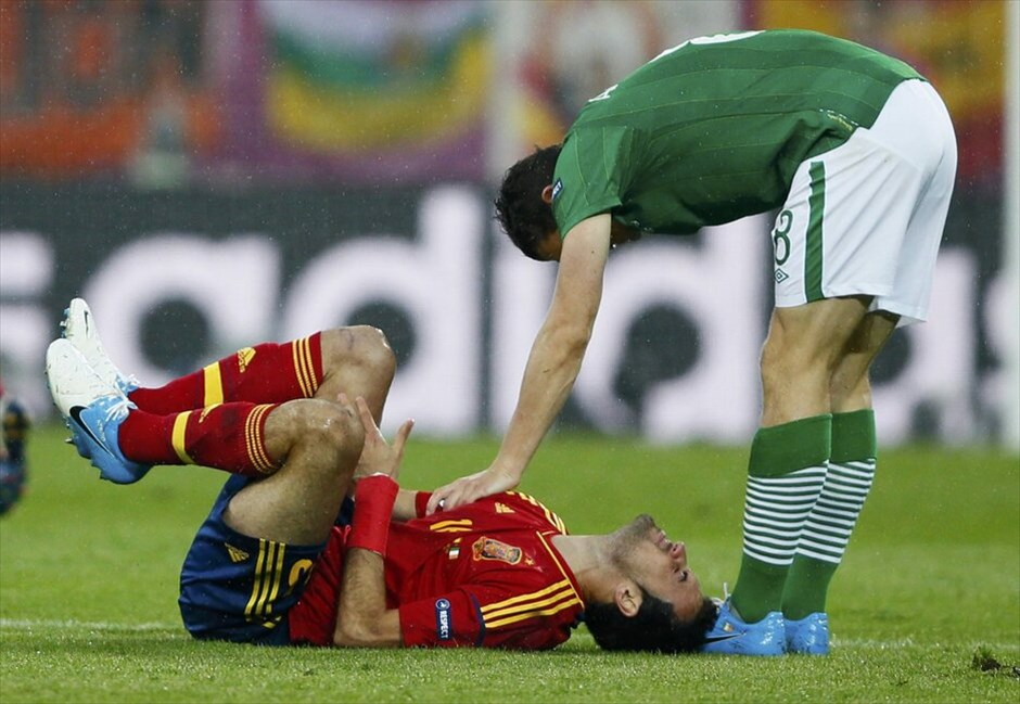 Euro 2012 - Ισπανία - Ιρλανδία (4-0) #30. Επίδειξη δύναμης έκανε η Ισπανία, που διέλυσε 4-0 την Ιρλανδία, με τον Φερνάντο Τόρες να πετυχαίνει δύο τέρματα.