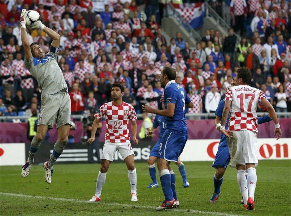 Euro 2012 - Ιταλία - Κροατία (1-1)  #4. Η Κροατία είναι από σήμερα το φαβορί για την πρόκριση στα προημιτελικά του Euro, μετά το 1-1 με την Ιταλία.