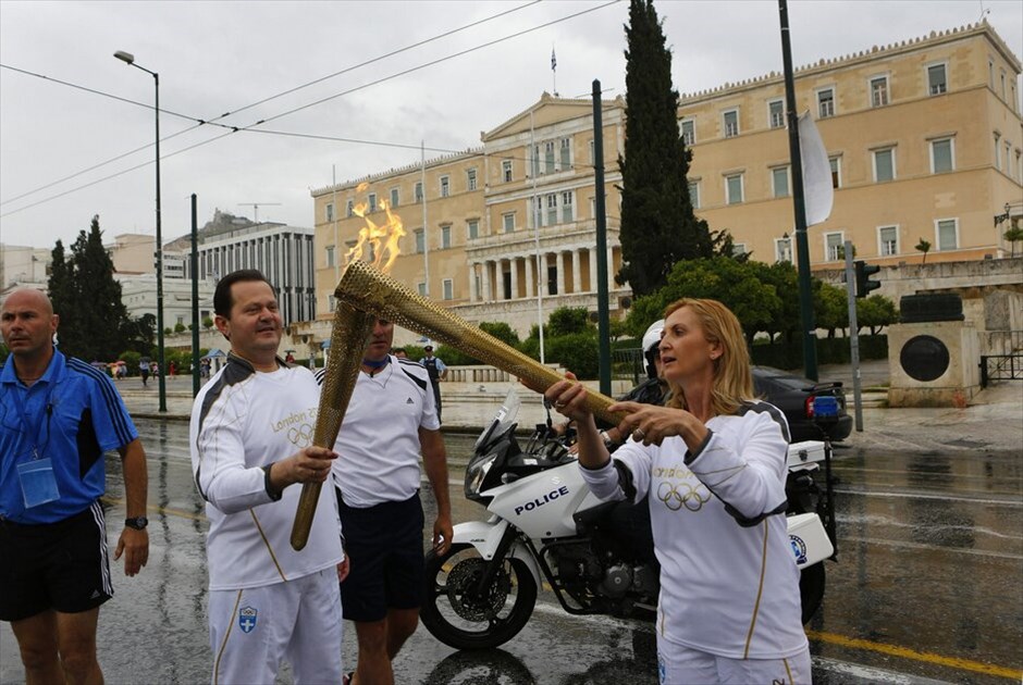 Τελετή παράδοσης της Ολυμπιακής Φλόγας στο Καλλιμάρμαρο #2. 