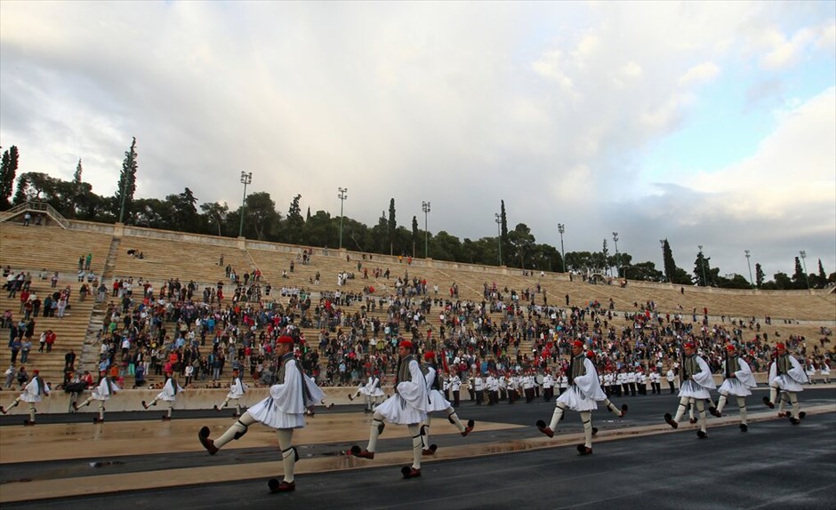 Τελετή παράδοσης της Ολυμπιακής Φλόγας στο Καλλιμάρμαρο #8. 