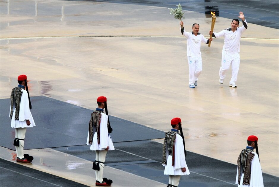 Τελετή παράδοσης της Ολυμπιακής Φλόγας στο Καλλιμάρμαρο #9. 