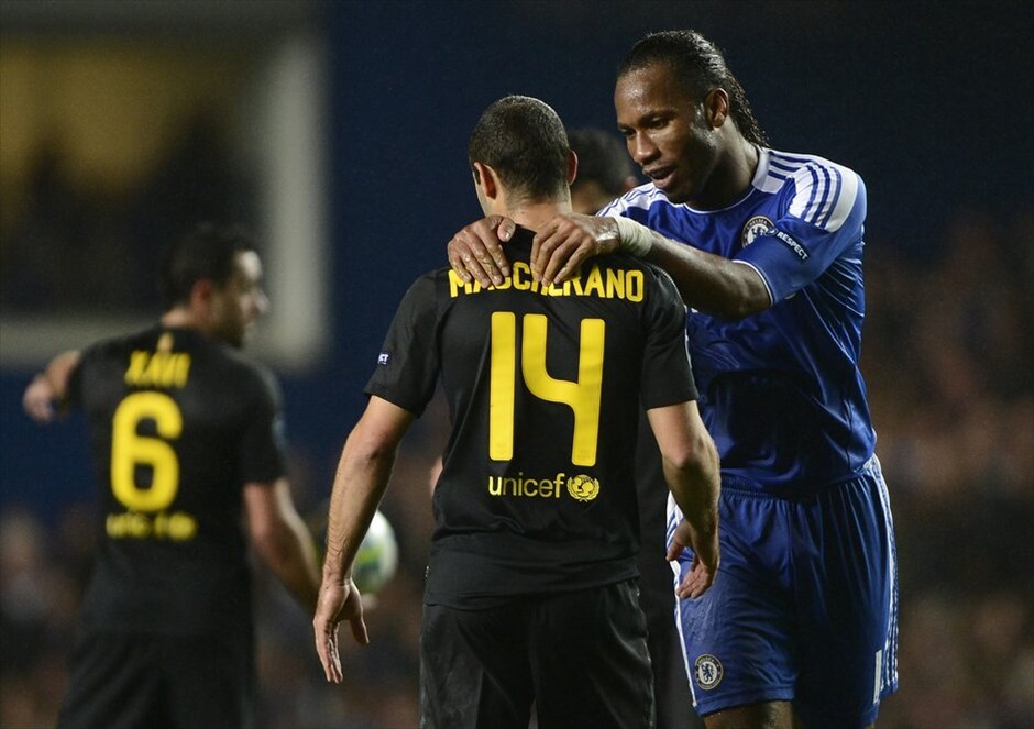Champions League: Στιγμές από τον αγώνα Τσέλσι - Μπαρτσελόνα #6. Σοβαρή υποψηφιότητα για να παίξει στον τελικό του Champions League έβαλε η Τσέλσι, η οποία με το γκολ του Ντιντιέρ Ντρογκμπά στο δεύτερο λεπτό των καθυστερήσεων του πρώτου μέρους, νίκησε 1-0 τη Μπαρτσελόνα στον δεύτερο χρονικά ημιτελικό της διοργάνωσης.