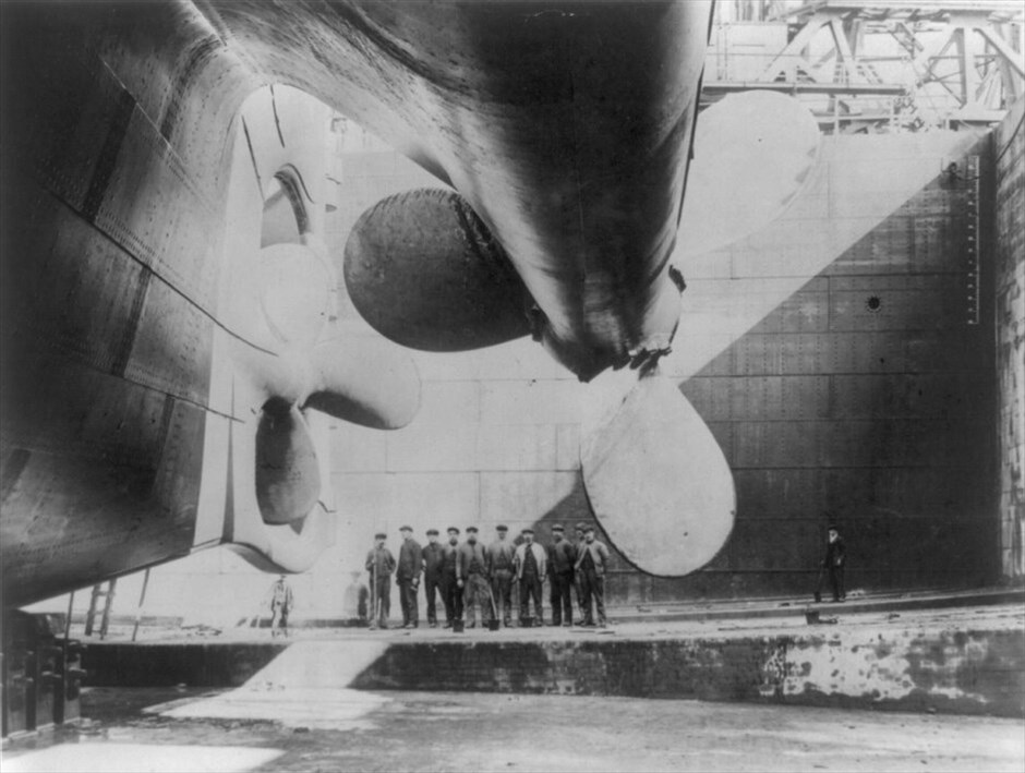 Τιτανικός: Εικονές από το παρελθόν #2. Ο Τιτανικός λίγο πριν αναχωρήσει για το παρθενικό του ταξίδι.
