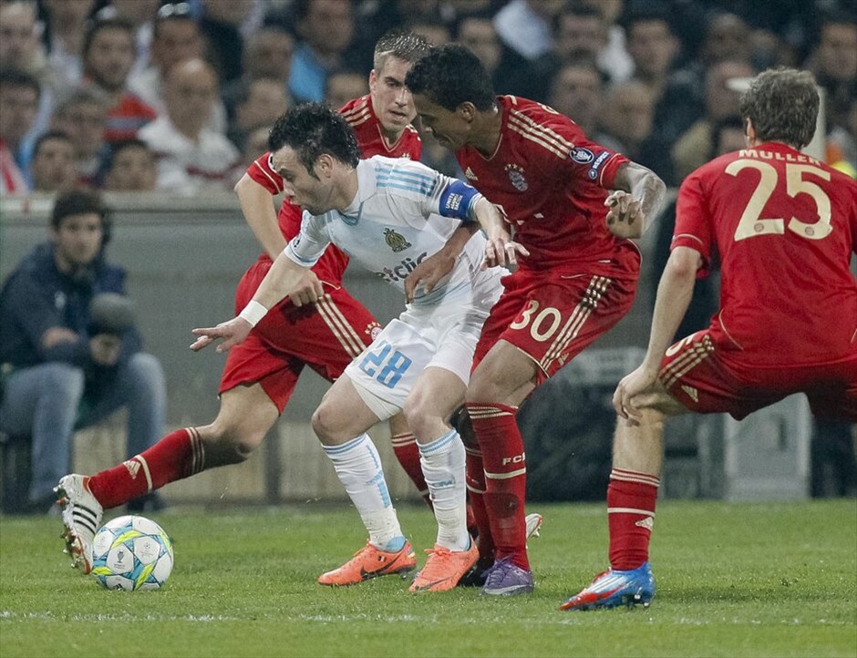 Champions League: Στιγμές από τον αγώνα Μαρσέιγ - Μπάγερν Μονάχου #10. Με το ένα πόδι στους «4» του Champions League φαίνεται ότι βρίσκεται η Μπάγερν, κερδίζοντας μέσα στο Βελοντρόμ τη Μαρσέιγ με 2-0.