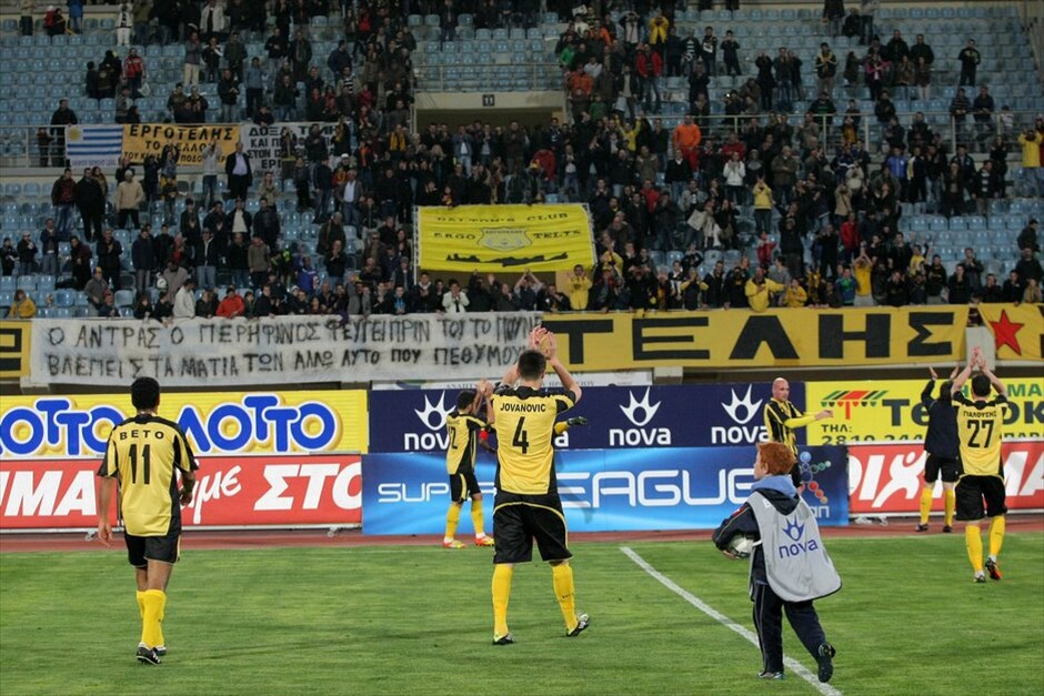 Σούπερ Λίγκα: Η εικοστή πέμπτη αγωνιστική #11. Βαθμολογική ανάσα στην προσπάθεια που κάνει για να παραμείνει στην κατηγορία έκανε ο Εργοτέλης. Οι Κρήτες σε αγώνα για την 25η ημέρα του πρωταθλήματος ΟΠΑΠ της Σούπερ Λίγκας, επικράτησαν 1-0 της Κέρκυρας στο Παγκρήτιο Στάδιο και ξέφυγαν από την προτελευταία θέση του βαθμολογικού πίνακα. Το μοναδικό γκολ της αναμέτρησης πέτυχε ο Λεάλ στο 57ο λεπτό.
