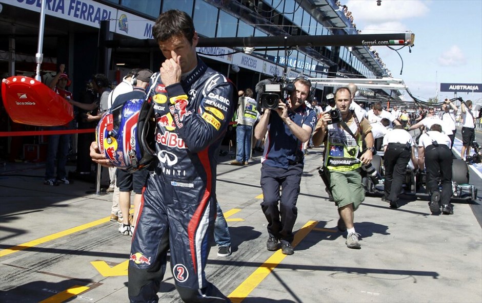 Formula 1: Ελεύθερες και κατατακτήριες δοκιμές στην Αυστραλία #17. Η πέμπτη θέση στη σειρά εκκίνησης δε φαίνεται να συγκινεί τον Μαρκ Γουέμπερ.