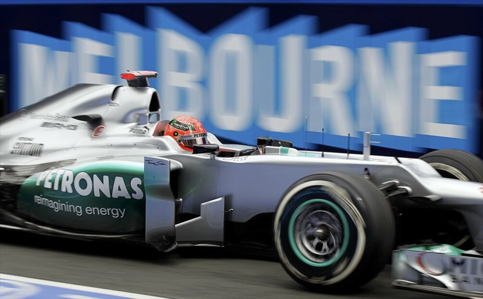 Formula 1: Ελεύθερες δοκιμές της Παρασκευής στην Αυστραλία #18. Μίκαελ Σουμάχερ στην πρώτη περίοδο των ελεύθερων δοκιμών.