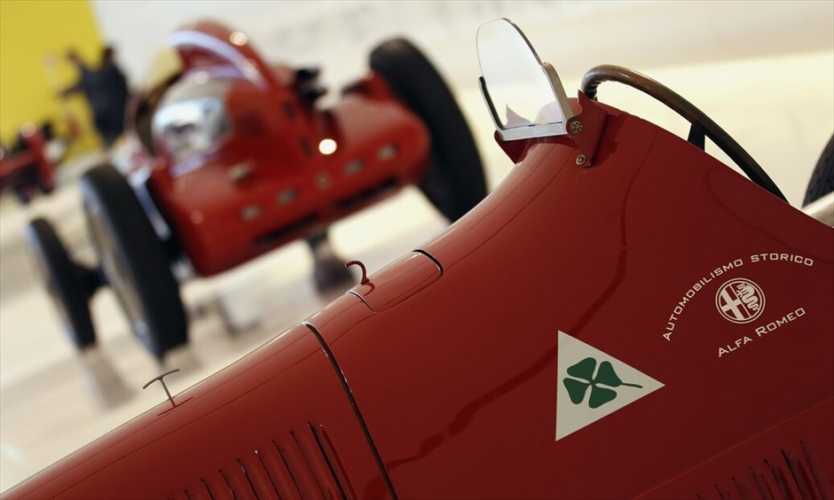 Μουσείο «Casa Enzo Ferrari» #5. Alfa Romeo 158 του 1938. Αυτό το αγωνιστικό αυτό μοντέλο μαζί με την διάδοχό του, 159 κέρδισαν τα 47 από τα 54 GP που έτρεξαν.