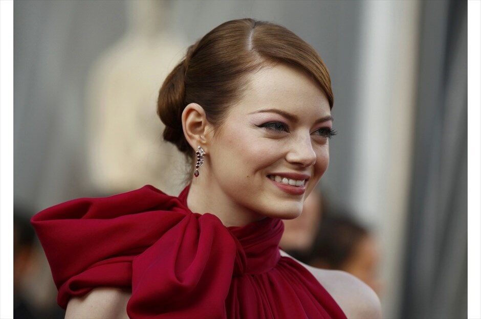 Οσκαρ 2012: Το κόκκινο χαλί #5. Η ηθοποιός Actress Emma Stone.
