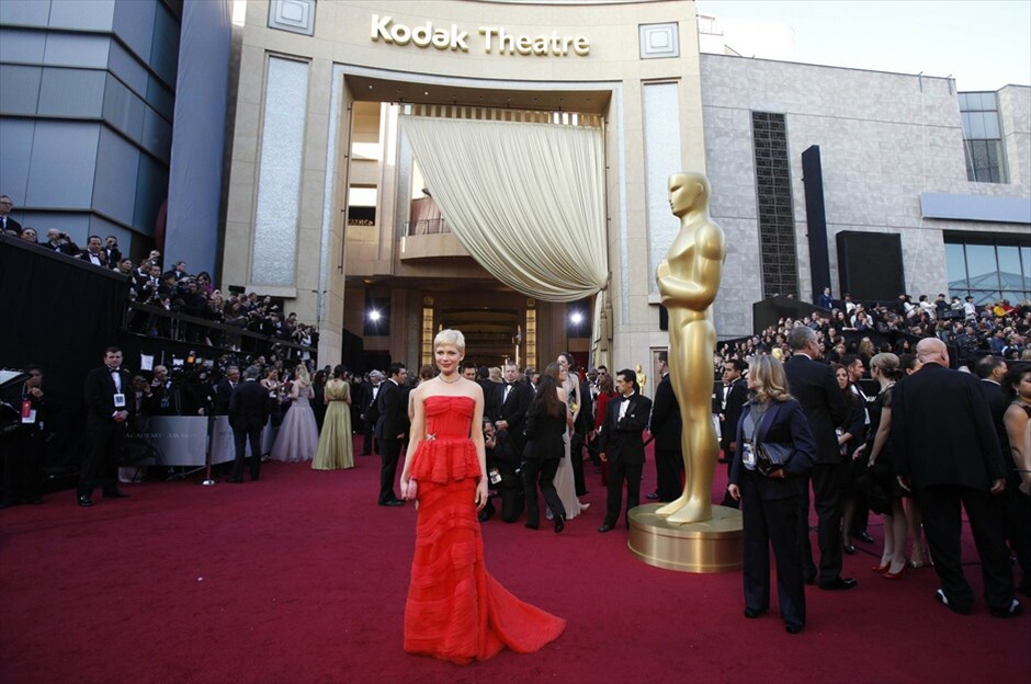 Οσκαρ 2012: Το κόκκινο χαλί #17. Η ηθοποιός Michelle Williams.