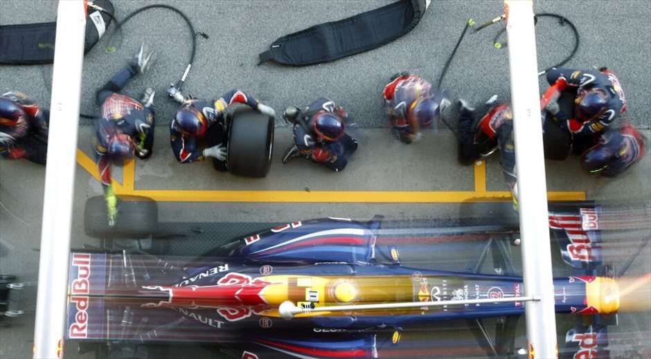Formula 1: H τρίτη ημέρα δοκιμών στη Βαρκελώνη #1. Μαρκ Γουέμπερ (Red Bull - Renault).