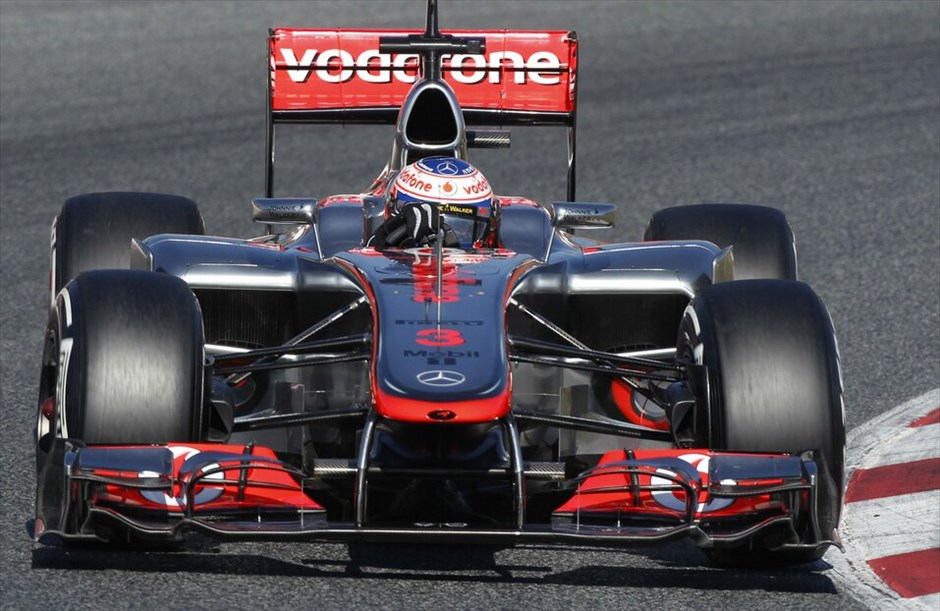 Formula 1: H τρίτη ημέρα δοκιμών στη Βαρκελώνη #5. Τζένσον Μπάτον (McLaren Mercedes).