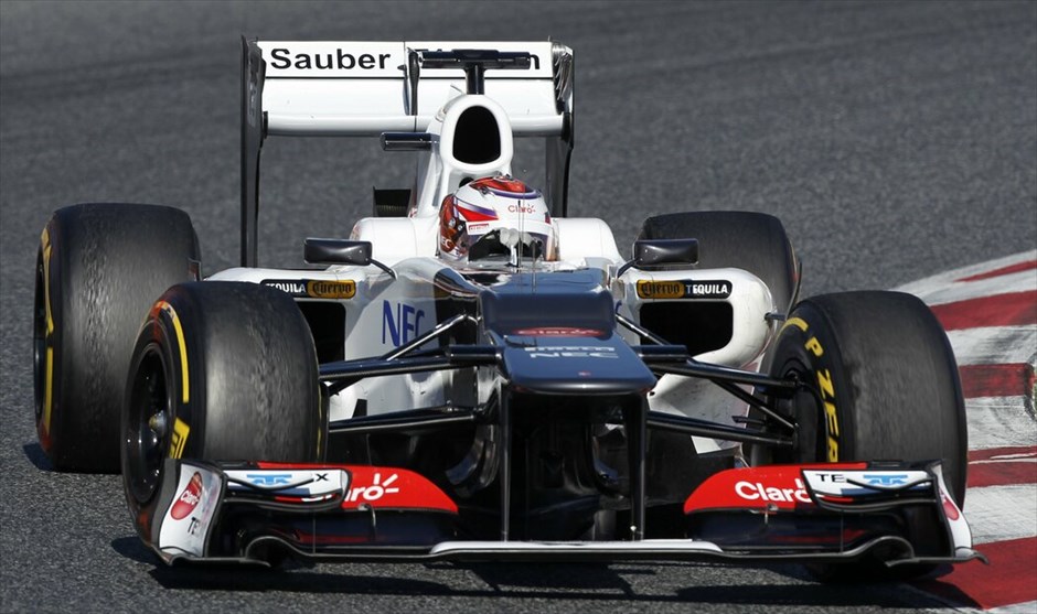 Formula 1: H τρίτη ημέρα δοκιμών στη Βαρκελώνη #10. Καμούι Κομπαγιάσι (Sauber Ferrari).
