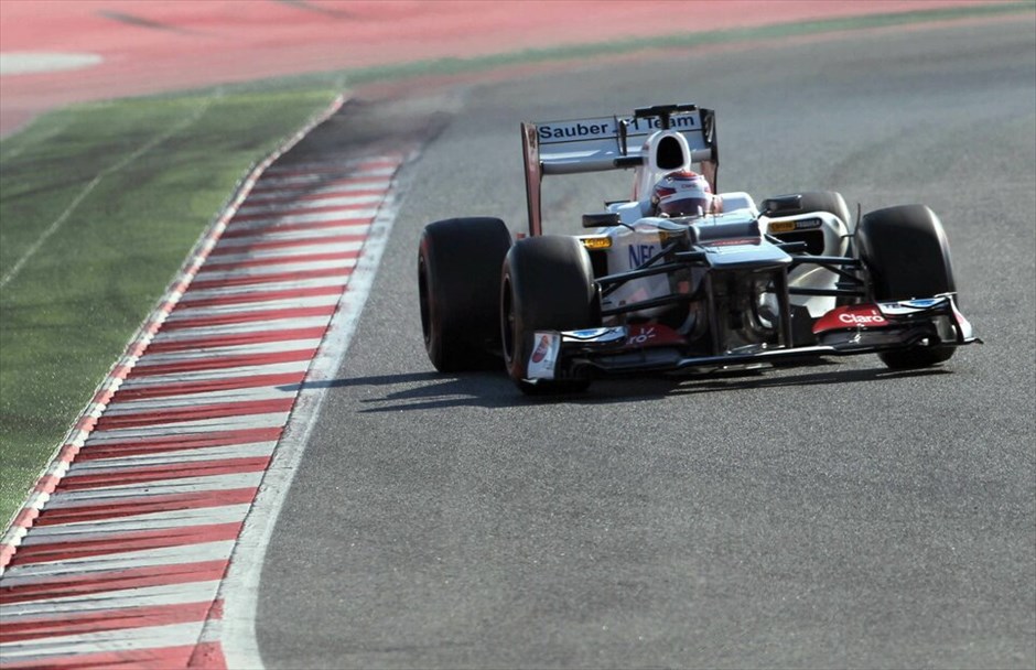 Formula 1: H τρίτη ημέρα δοκιμών στη Βαρκελώνη #17. Καμούι Κομπαγιάσι (Sauber Ferrari).