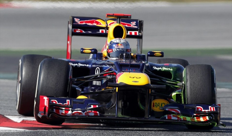 Formula 1: H πρώτη ημέρα δοκιμών στη Βαρκελώνη #1. Σεμπάστιαν Φέτελ (Red Bull - Renault).