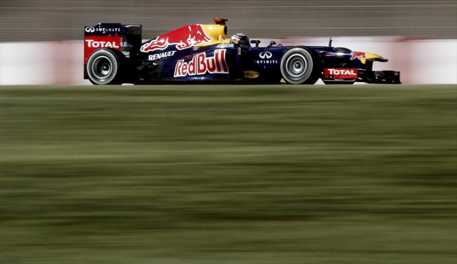 Formula 1: H πρώτη ημέρα δοκιμών στη Βαρκελώνη #3. Σεμπάστιαν Φέτελ (Red Bull - Renault).