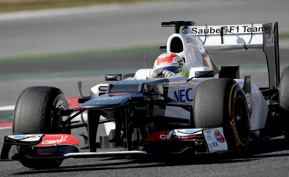 Formula 1: H πρώτη ημέρα δοκιμών στη Βαρκελώνη #9. Σέρτζιο Πέρεθ (Sauber - Ferrari).