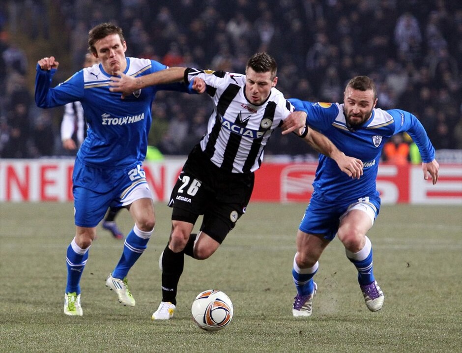 Europa League: Στιγμές από τον αγώνα Ουντινέζε - ΠΑΟΚ #11. Αήττητος έφυγε ο ΠΑΟΚ από το «Φρίουλι». Ο «Δικέφαλος του Βορρά» απέσπασε «λευκή» ισοπαλία από την Ουντινέζε στο πρώτο ματς της φάσης των «32» του Europa League κι όλα πλέον, θα κριθούν την επόμενη Πέμπτη στην Τούμπα, στη ρεβάνς των δύο ομάδων.